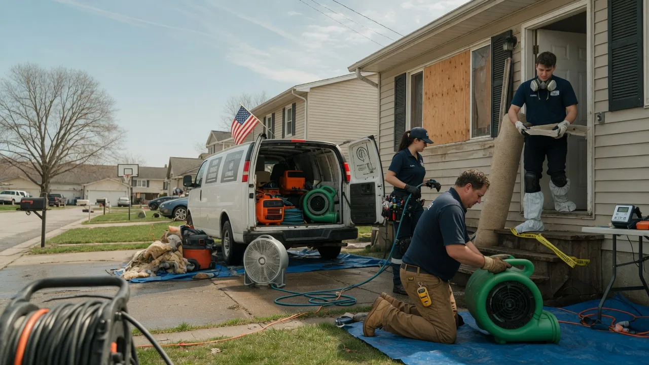 Water Damage Restoration in Holcombe, WI near me
